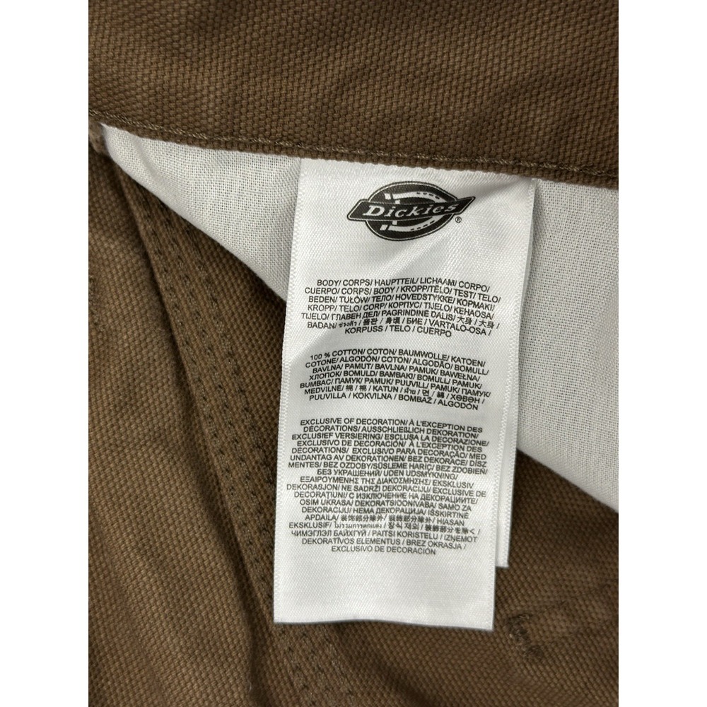 Dickies Carpenter Jeans Relaxed Fit 32x30 Straight Brown Utility NWOT - Picture 6 of 11
